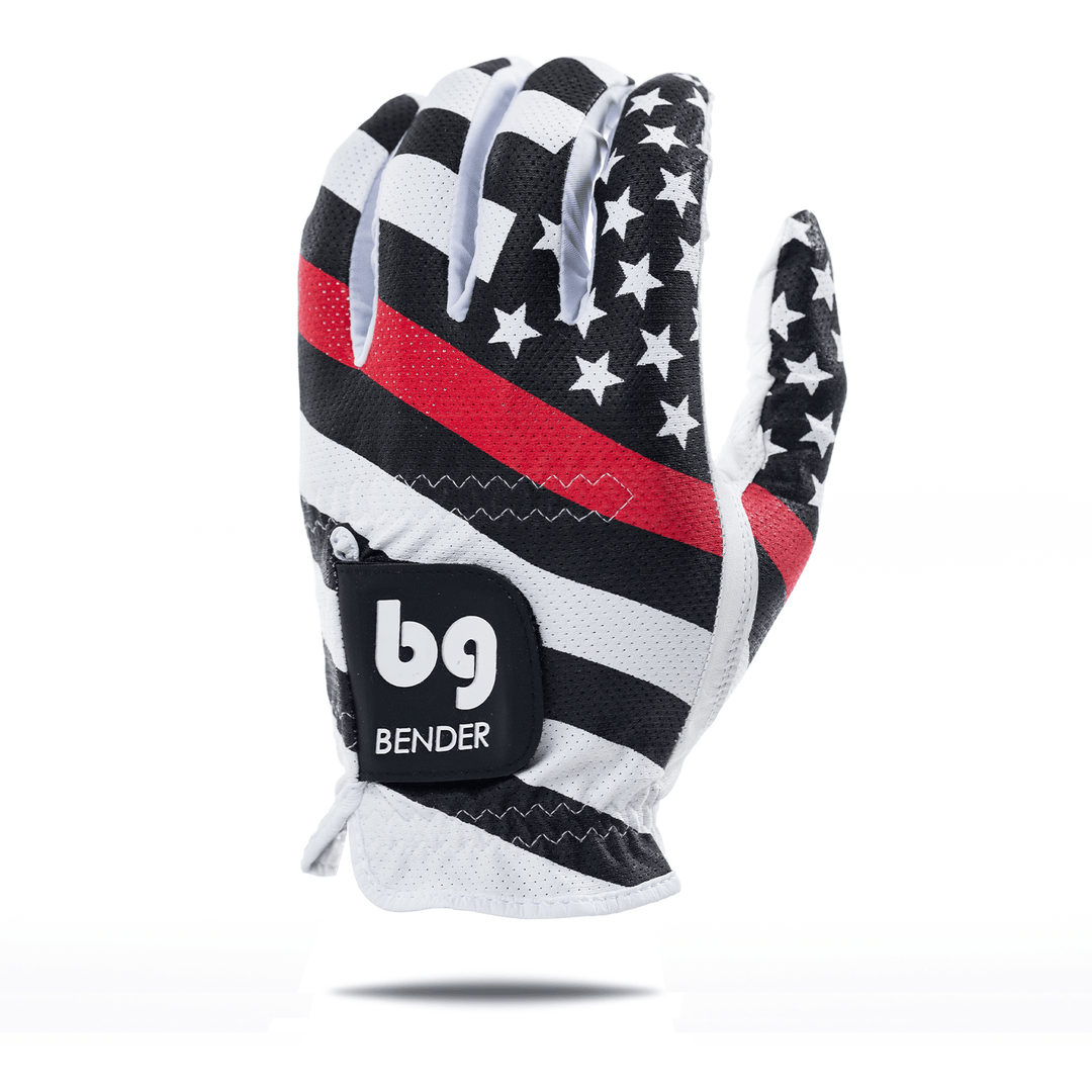 GLOVE - USA RED LINE MESH