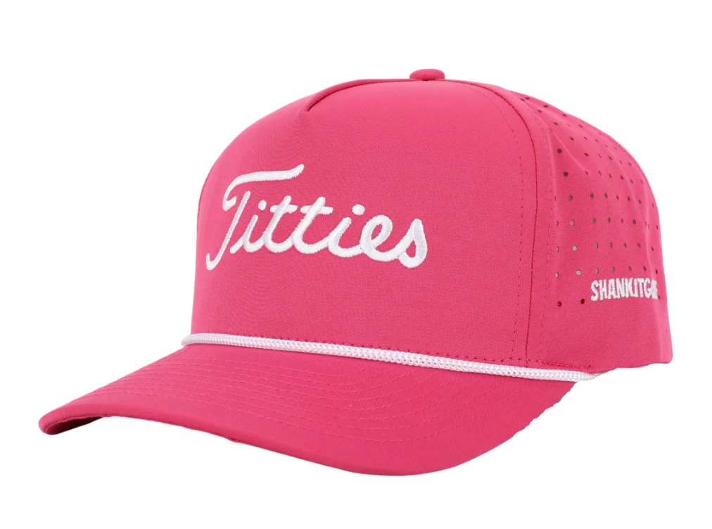 Titties Pink Golf Hat