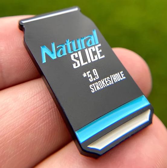 BALL MARKER - NATURAL SLICE